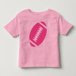 FUSSBALL-TODDDDDDT Pink   Vorderrosa Fußball Kleinkind T-shirt