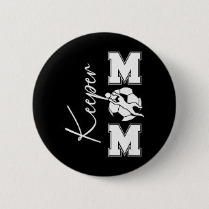 Fußball-Torhüter-Mama einer Fußball-Torhüter-Mama Button