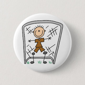 Fußball-Tormann-Knopf Button