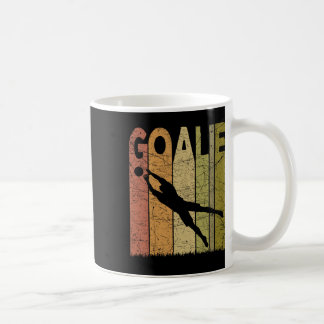 Fußball Torwart Vintage Fußball Torhüter Retro Fuß Kaffeetasse
