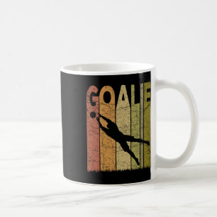 Fußball Torwart Vintage Fußball Torhüter Retro Fuß Kaffeetasse