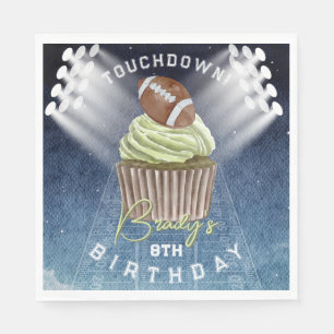Fußball Touchdown Geburtstagsparty Serviette
