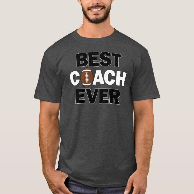 Fußball-Trainer BEST COACH EVER Männer T-Shirt (Vorderseite)