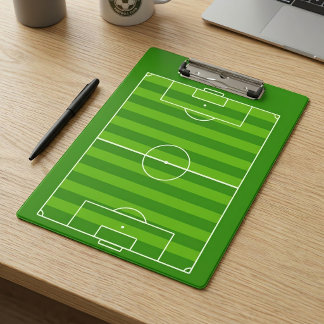 Fußball-Trainer für den Fußball / Pitchsport Klemmbrett
