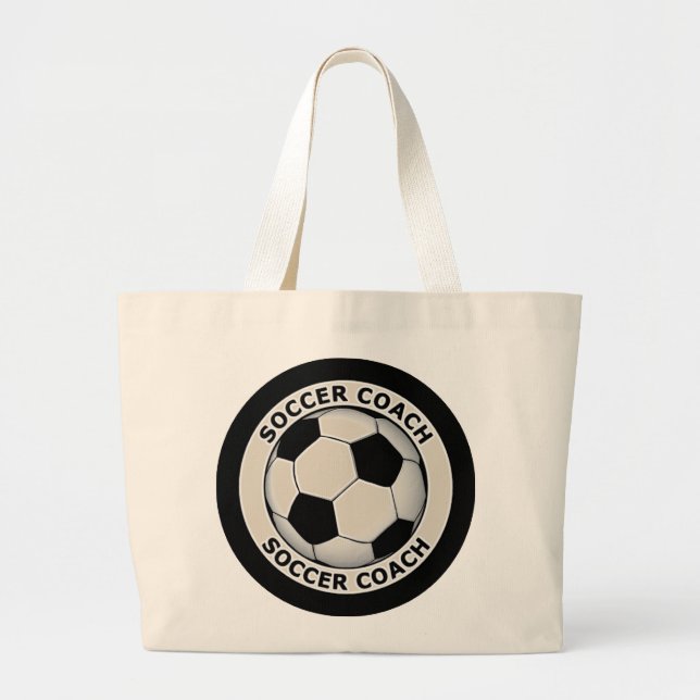 Fußball-Trainer Jumbo Stoffbeutel (Vorne)