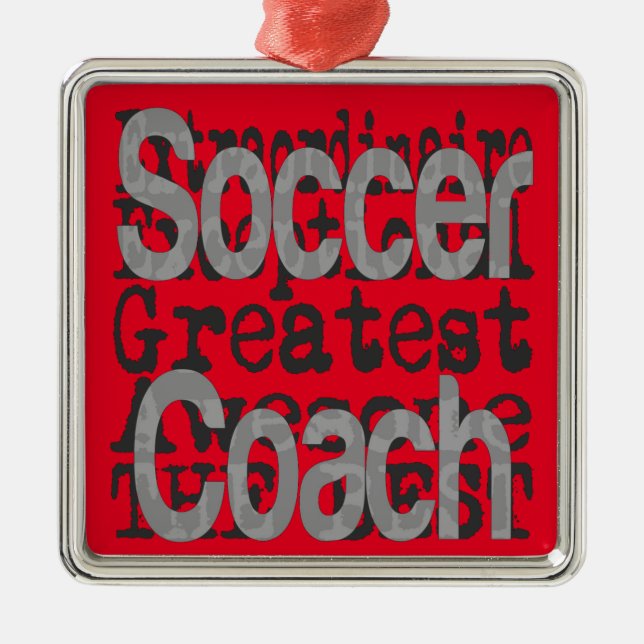 Fußball-Trainer Ornament Aus Metall (Vorne)