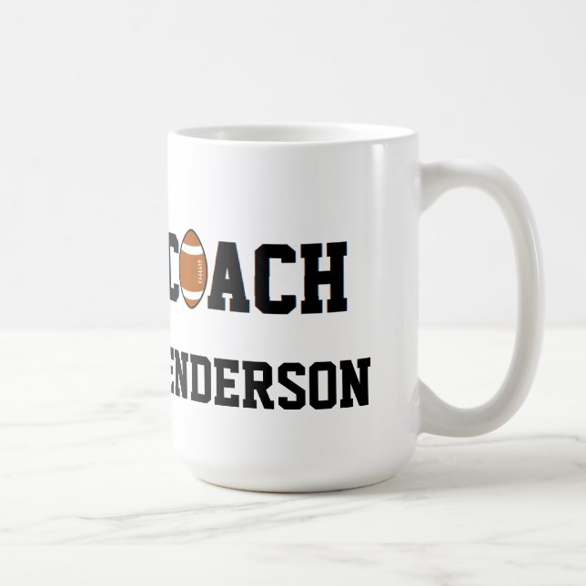 Fußball-Trainer personalisiert Tasse (Rechts)