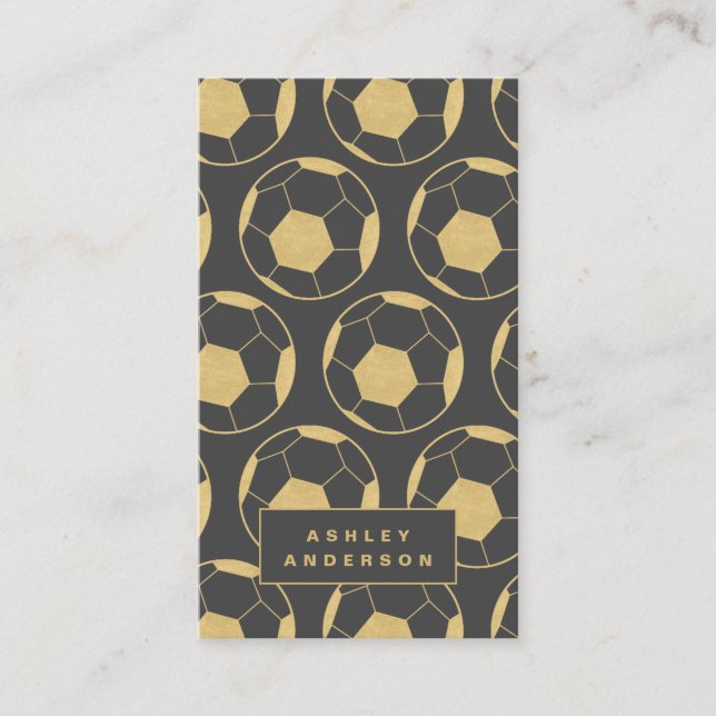 Fußball-Trainer und persönlicher Trainer Visitenkarte (Vorderseite)