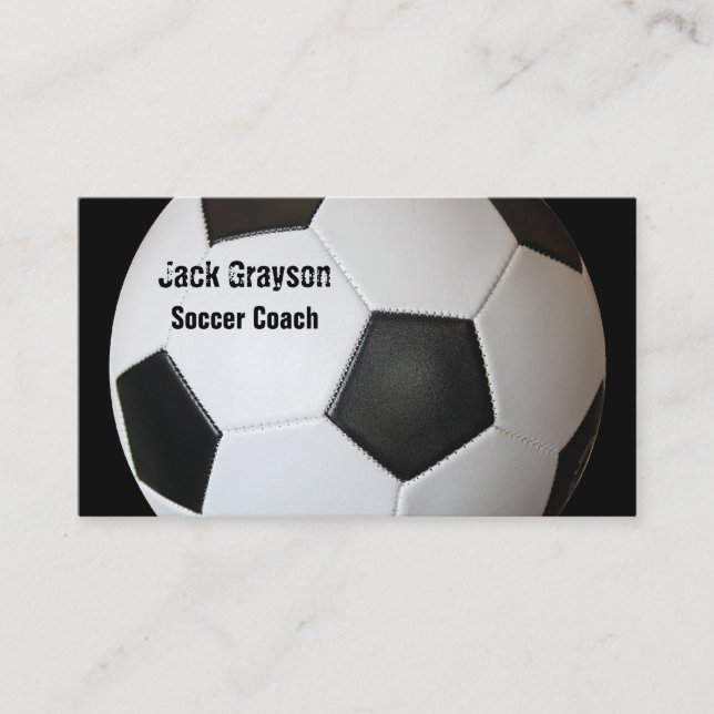 Fußball-Trainer-Visitenkarten Visitenkarte (Vorderseite)