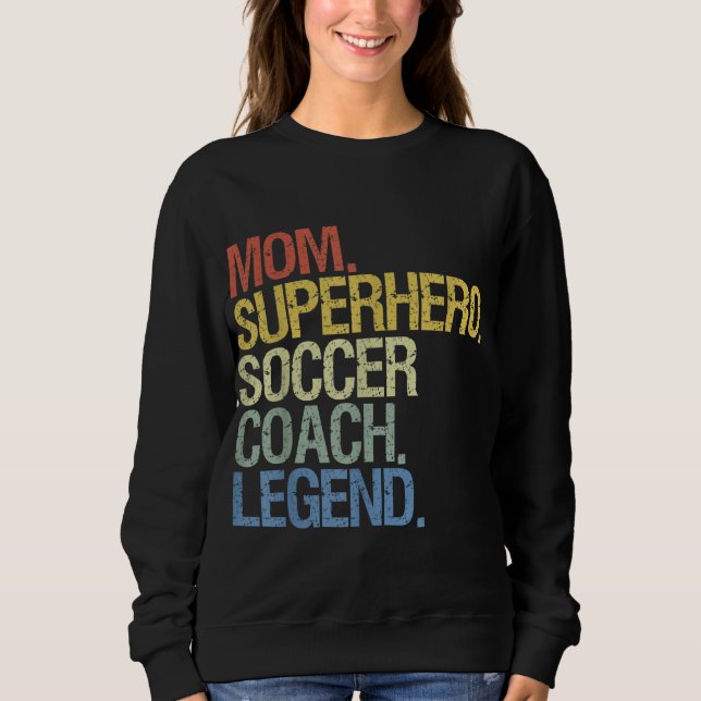 Fußball-Trainermutter Sweatshirt (Vorderseite)