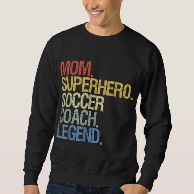 Fußball-Trainermutter Sweatshirt (Vorderseite)