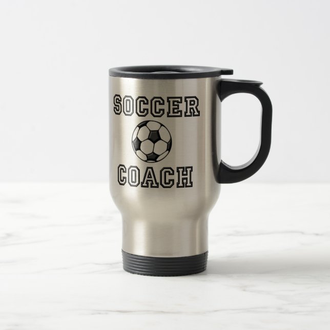 Fußball-Trainerreise-Tasse Reisebecher (Rechts)