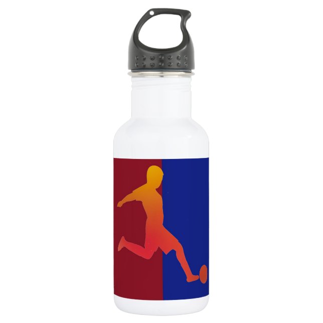 Fußball Trinkflasche (Vorderseite)