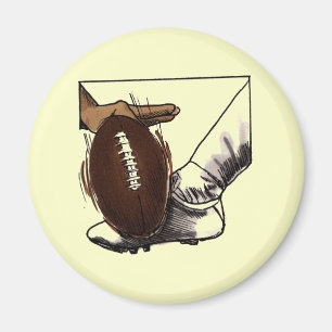 Fußball-Tritt-T - Shirts und Geschenke Magnet