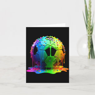 Fußball-Tropf Jungen Eiscreme-Tropf Bunt Für Junge Karte