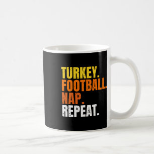 Fußball Truthahn Nickerchen Wiederholung Kürbis Gl Kaffeetasse