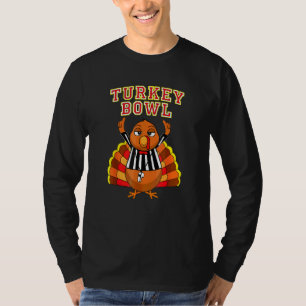 Fußball-Truthahn-Schale Jahresfamilien-Dankfest Ga T-Shirt