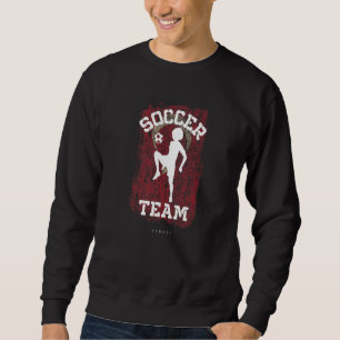 Fußball Türkei Flaggenfußball Frauen Fußball-Mädch Sweatshirt