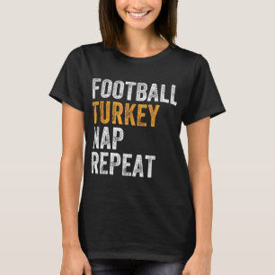 Fußball Türkei Nickerchen Wiederholung Leg Day Fun T-Shirt