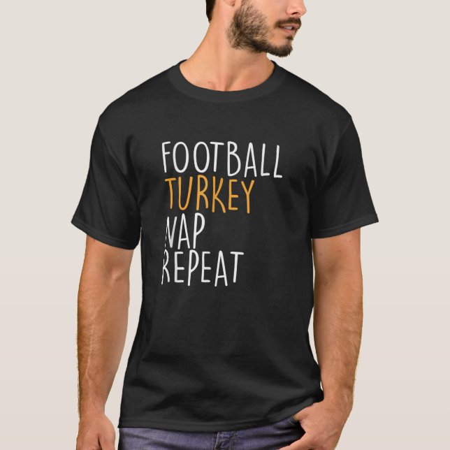 Fußball Türkei Nickerchen Wiederholung Leg Day Fun T-Shirt (Vorderseite)