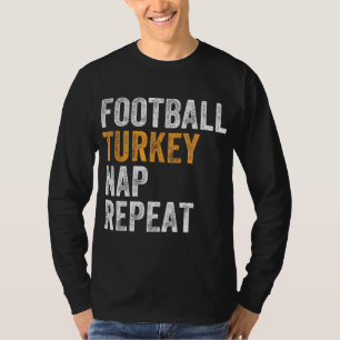 Fußball Türkei Nickerchen Wiederholung Leg Day Fun T-Shirt