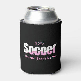 Fußball-Typografie Moderne Kunst Abstrakter Schwun Dosenkühler