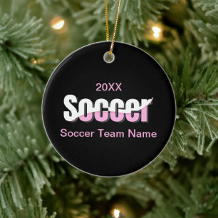 Fußball-Typografie Moderne Kunst Abstrakter Schwun Keramik Ornament
