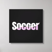 Fußball-Typografie Moderne Kunst Abstrakter Schwun