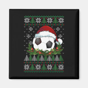 Fußball Ugly Weihnachtsfamilie Pajamas Xma Magnet