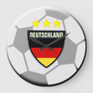 Fußball-Uhr Deutschland Deutschland Große Wanduhr