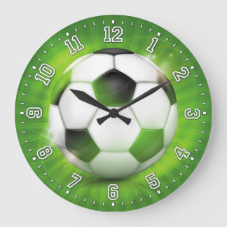 Fußball-Uhr Große Wanduhr