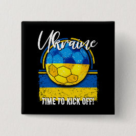 Fußball-Ukraine-Flagge, Not leidender Fußball-Ball Button