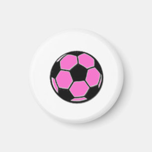 Fußball UMBAU Spielball (Rosa) Magnet
