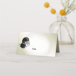 Fußball und Ball / Sportdesign Platzkarte