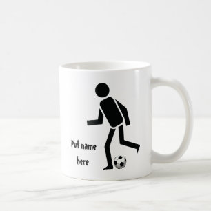 Fußball- und Ballgeschenk Tasse