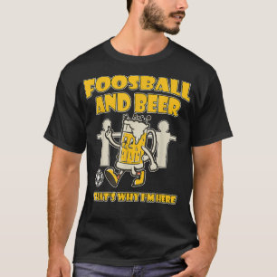 Fussball und Bier deshalb bin ich hier im Shirt