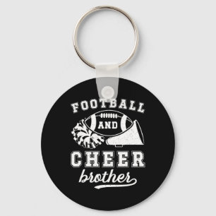 Fußball und Cheer Bruder Cheerleading und Fußball Schlüsselanhänger