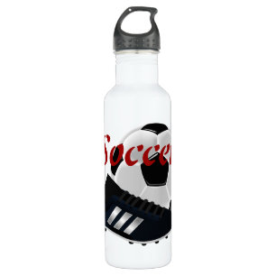 Fußball und Cleat Sports Trinkflasche