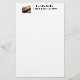 Fußball und Fußball-Dynamik Briefpapier