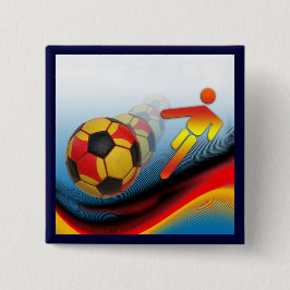 Fußball und Fußball-Dynamik Button