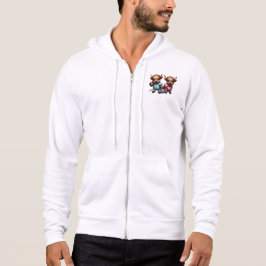 Fußball- und Hochlandkühe Hoodie