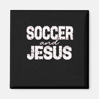 Fußball und Jesus Christliche Sprüche Bibel Magnet
