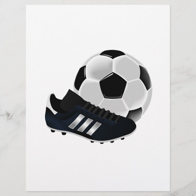 Fußball und Schuh Flyer (Vorne)