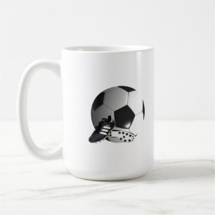 Fußball und Schuhe, Tasse