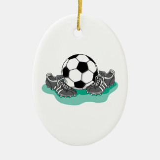 Fußball und Spaltvektordesign Keramikornament