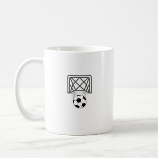 Fußball und Tore Kaffeetasse