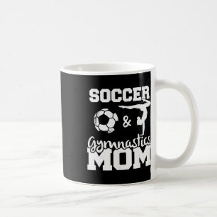 Fußball- und Turnmutter Lustiger Fußballspieler Tu Kaffeetasse