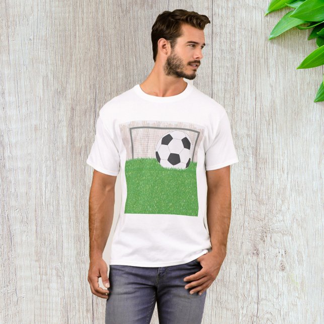 Fußball und Ziel T-Shirt (Von Creator hochgeladen)