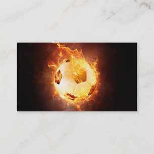 Fußball unter Feuer, Ball, Fußball Visitenkarte