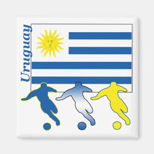 Fußball Uruguay Magnet
